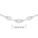 Silver The Star Necklace TN163 - Jewelry