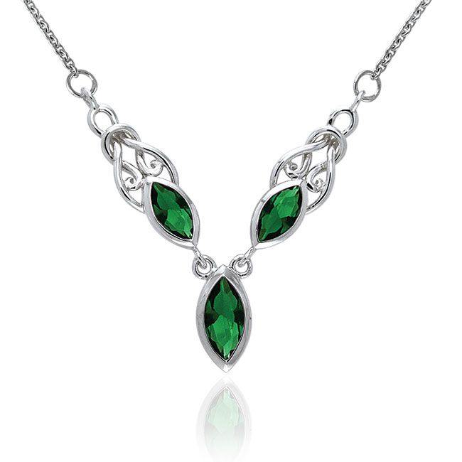 Celtic Knots Silver Necklace TNC084 - Jewelry