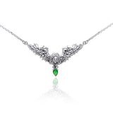 Angel Necklace with Dangling Gemstone TNC290 - Jewelry