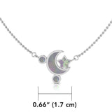 Moon Star Necklace TNC411P - Jewelry