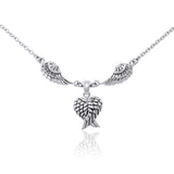 Angel Wings Necklace TNC419 - Jewelry