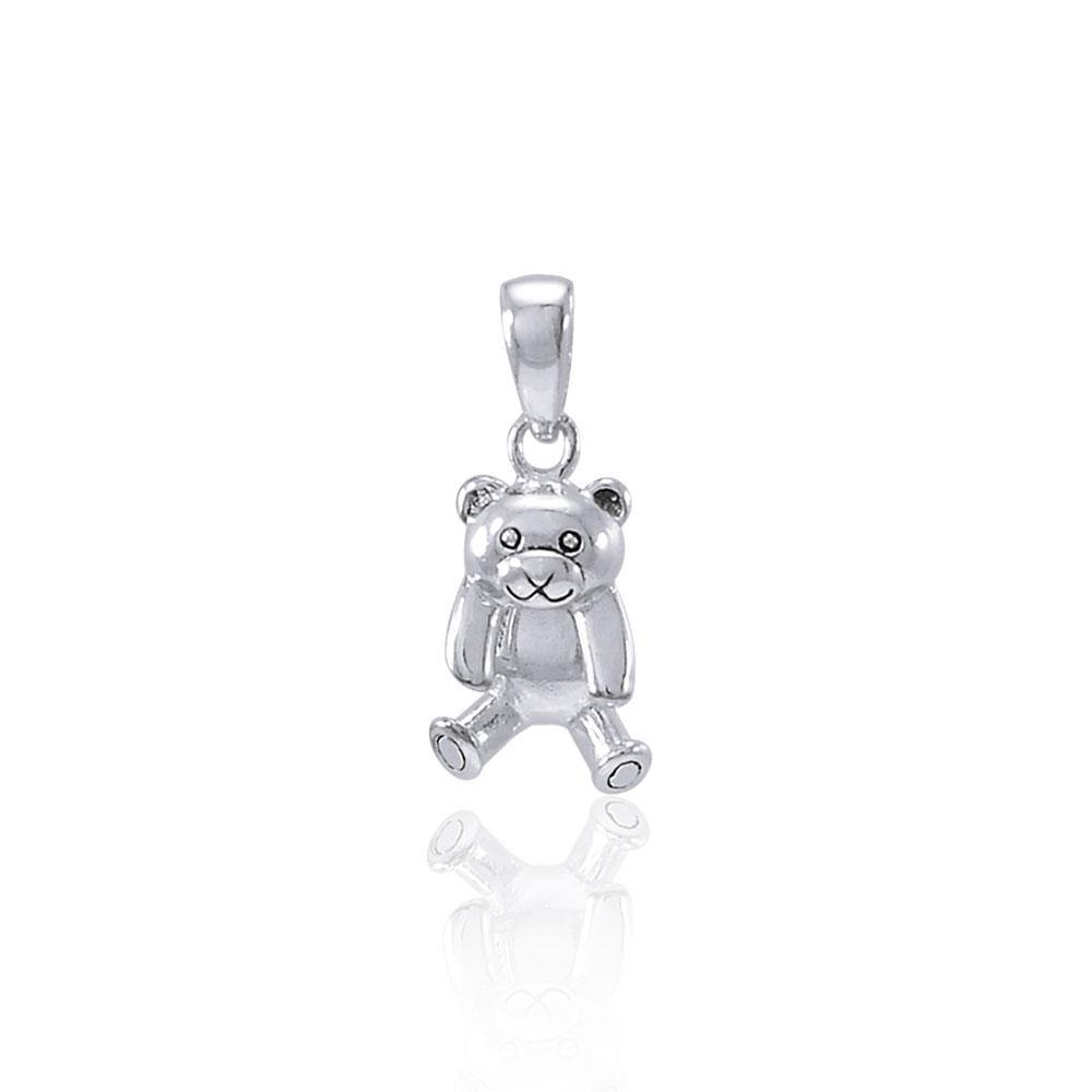Cutie Bear Silver Pendant TP1191 - Jewelry