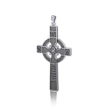 Medieval Celtic Cross Silver Pendant TP121 - Jewelry