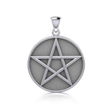 Solid The Star Silver Pendant TP125 - Jewelry