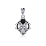 Moon Spiral Pendant TP1428 - Jewelry