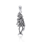 The long discovery of treasures in the sea ~ Pirate Skeleton with Spyglass Pendant TP3058