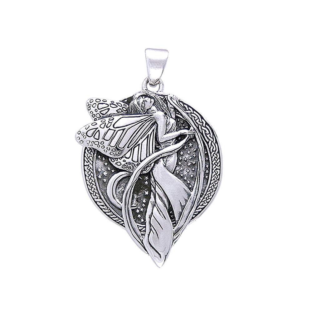 Moonlight Faery Sterling Silver Pendant TP3431 - Jewelry