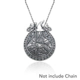 In the magical world of Wizardry ~ Sterling Silver Jewelry Pendant TP3595 - Jewelry