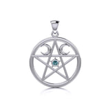 Silver The Star Pendant TP469 - Jewelry