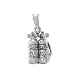 Silver Dive Air Tanks Silver Pendant TP945 - Jewelry