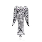 Inspirational Angel Silver Pendant TPD124 - Jewelry