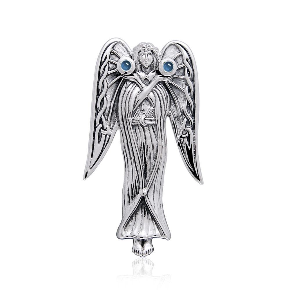 Inspirational Angel Silver Pendant TPD124 - Jewelry