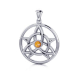 Celtic Trinity The Star Silver Pendant TPD134 - Jewelry