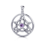 Celtic Trinity The Star Silver Pendant TPD134 - Jewelry