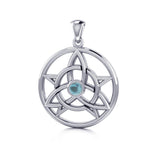 Celtic Trinity The Star Silver Pendant TPD134 - Jewelry