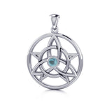 Celtic Trinity The Star Silver Pendant TPD134 - Jewelry