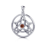 Celtic Trinity The Star Silver Pendant TPD134 - Jewelry