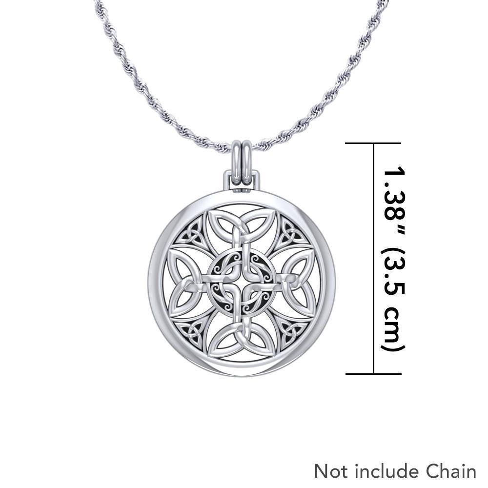 Celtic Cross Silver Pendant TPD1356 - Jewelry