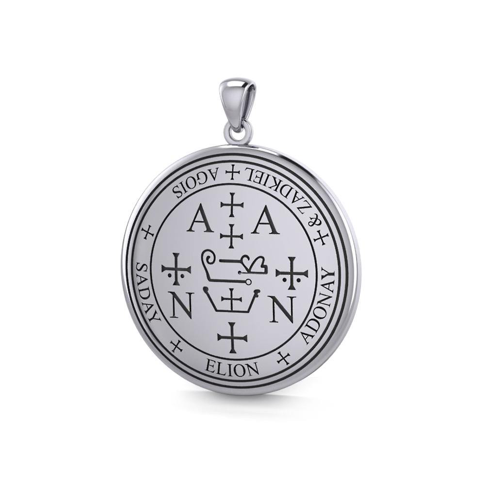 Sigil of the Archangel Zadkiel Sterling Silver Pendant TPD2821 - Jewelry