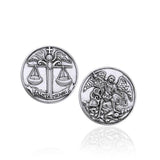 Saint Michael Archangel Sterling Silver Coin TPD3395