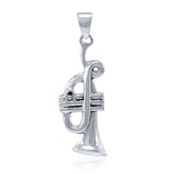 Trumpet a musical instrument pendant TPD4117 - Jewelry