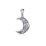Wish Upon the Enchanting Magick Moon Silver Pendant TPD422 - Jewelry