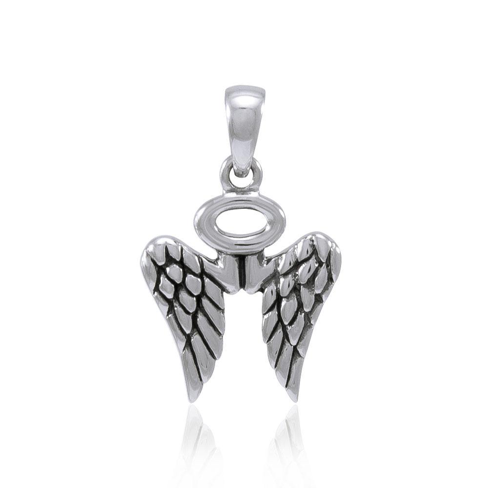 Angel Wings Halo Pendant TPD4702 - Jewelry