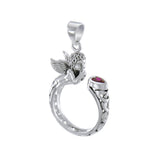 Sterling Silver Celtic Cupid Pendant TPD4850