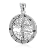 Yoga Balance Sterling Silver Pendant TPD4912 - Jewelry