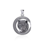 Wolf Sterling Silver Pendant TPD5060 - Jewelry