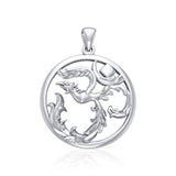 Phoenix Om Sterling Silver Pendant TPD5108 - Jewelry