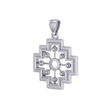 A symbol of the old cultures ~ Sterling Silver Inka Cross Pendant TPD5148 - Jewelry