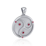 World Triad Silver Pendant with Gemstone TPD5156