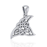 Celtic Shark Fin Silver Pendant TPD5167 - Jewelry