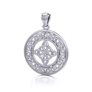 Celtic Knotwork Sterling Silver Pendant TPD728