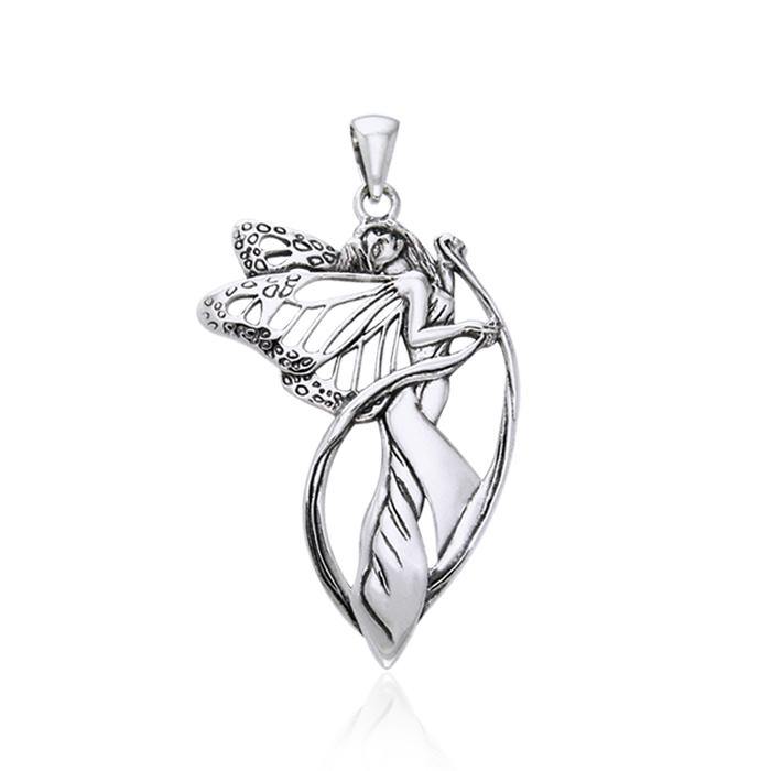 Fairy in your dreams ~ Sterling Silver Jewelry Pendant TPD958 - Jewelry