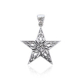 Celtic Knotwork The Star Silver Pendant TPD963 - Jewelry