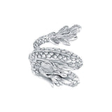 Coiled Eastern Dragon Ring TR1445 - Jewelry