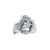 Fantasy Dragon Silver Ring TR1600