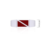 Dive Flag Ring TR1794 - Jewelry