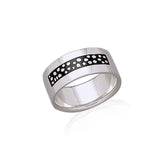 Dot Enamel Silver Ring TR1882 - Jewelry