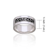 Dot Enamel Silver Ring TR1882 - Jewelry