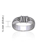 Celtic Knotwork Silver Ring TR1901 - Jewelry