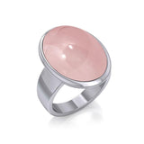 Oval Inlaid Sterling Silver Ring TR3833 - Jewelry
