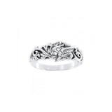 Dragon Scroll Silver Ring TR940 - Jewelry