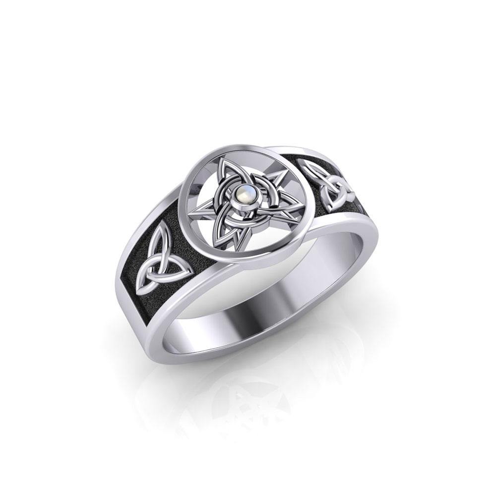 Celtic Trinity The Star Silver Ring TRI058 - Jewelry