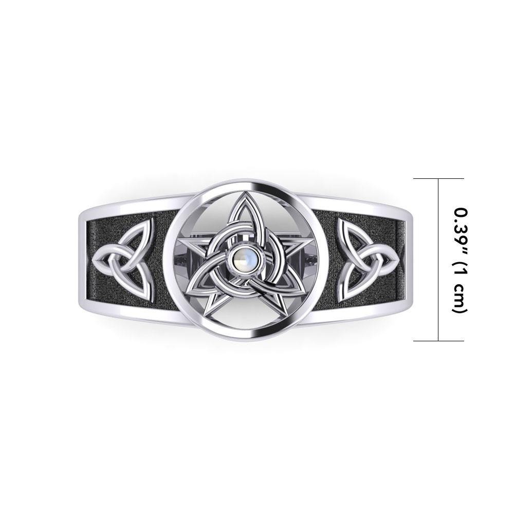 Celtic Trinity The Star Silver Ring TRI058 - Jewelry