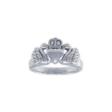 Swan Claddagh Ring TRI1144 - Jewelry