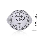 Sigil of the Archangel Michael Sterling Silver Ring TRI1202 - Jewelry