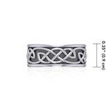 Celtic Knotwork Silver Ring TRI1205 - Jewelry
